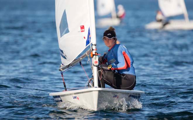 Hannah Snellgrove, Laser Radial - ISAF Sailing World Cup Miami 2014 © Richard Langdon /Ocean Images http://www.oceanimages.co.uk