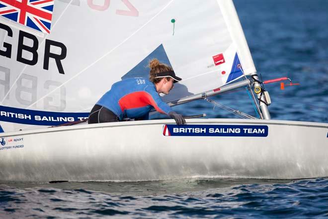 Hannah Snellgrove, Laser Radial - ISAF Sailing World Cup Miami 2014 © Richard Langdon /Ocean Images http://www.oceanimages.co.uk