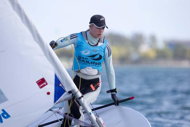 Marit Bouwmeester, Laser Radial medal race - 2014 ISAF Sailing World Cup Miami © Richard Langdon /Ocean Images http://www.oceanimages.co.uk