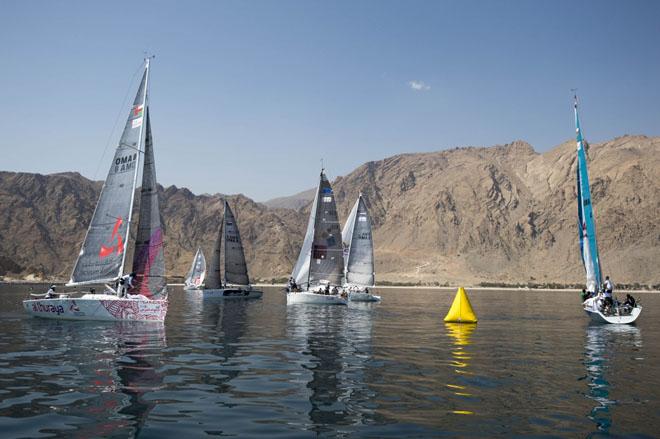 EFG BANK - Sailing Arabia The Tour 2014 - Inshore racing at Six Senses Zighy Bat Resort © Lloyd Images