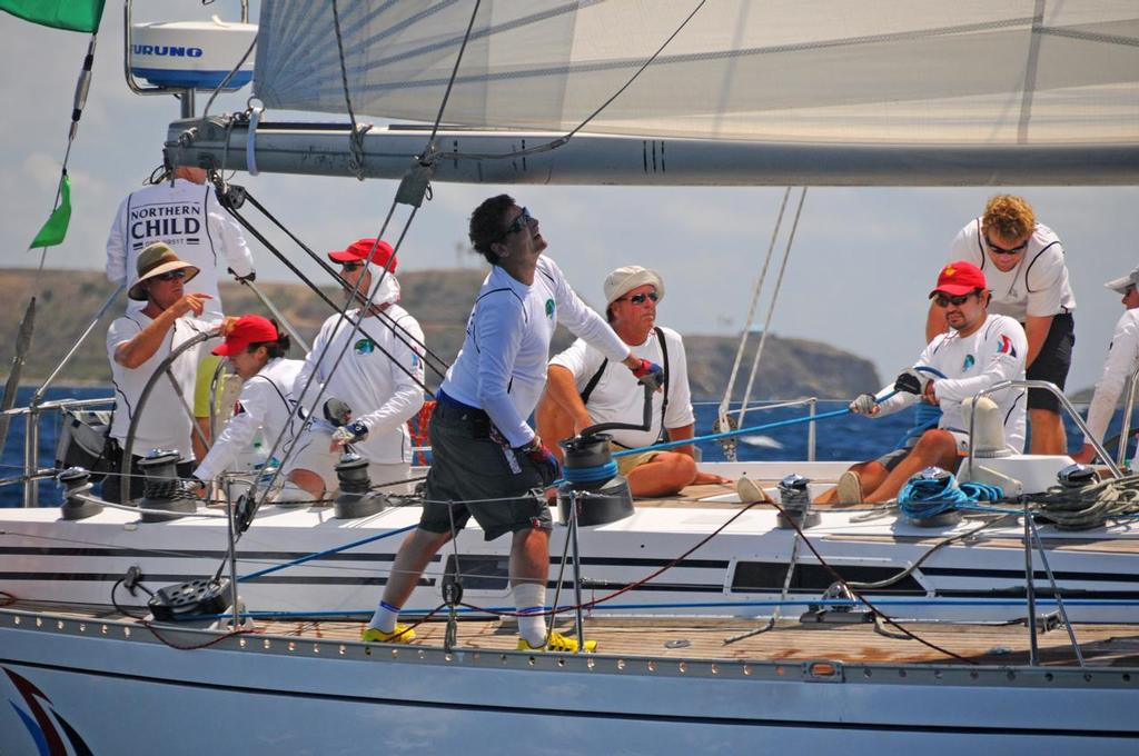 Northern Child races in the 2013 regatta. © Dean Barnes