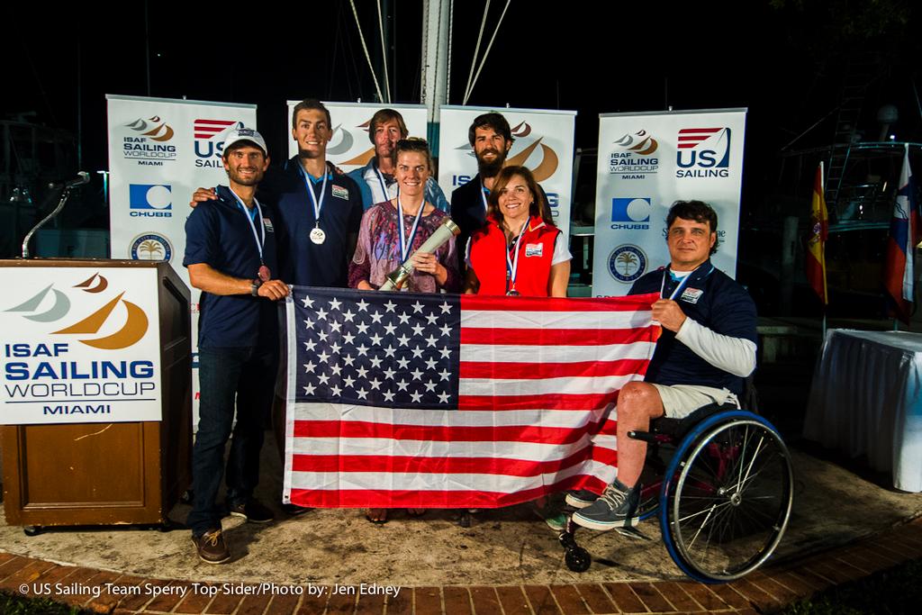 US Sailing Team Sperry Top-Sider at ISAF Sailing World Cup Miami photo copyright US Sailing Team Sperry Top-Sider http://sailingteams.ussailing.org taken at  and featuring the  class