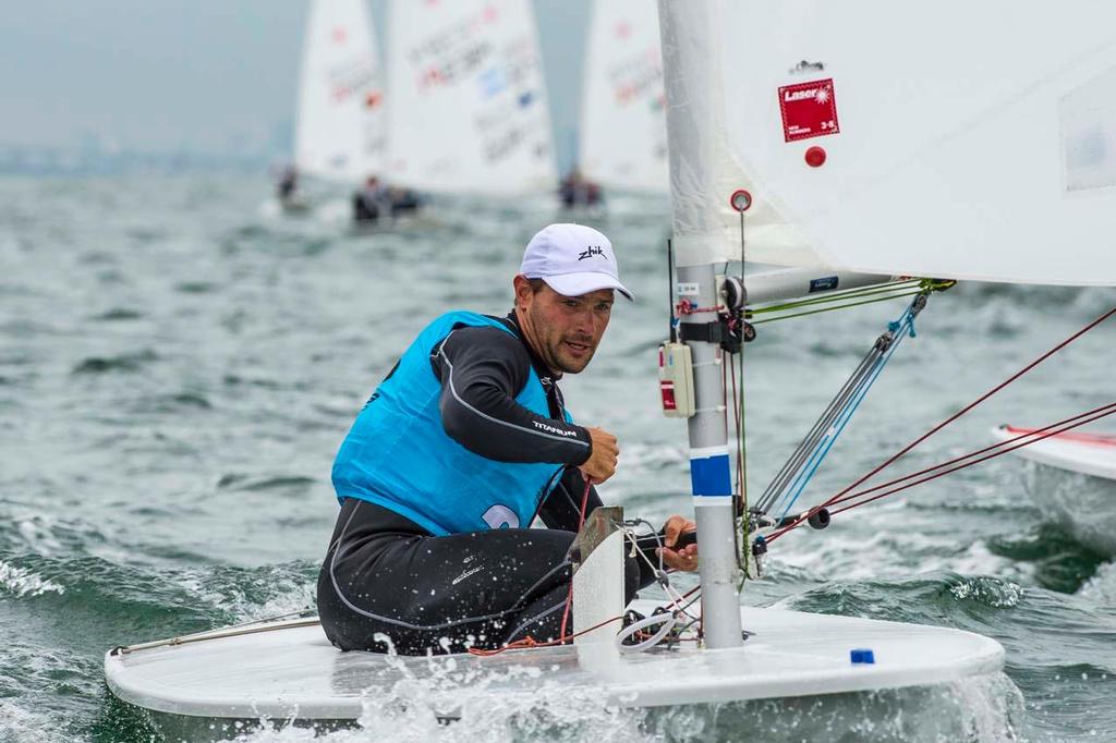 Tonci Stipanovic (CRO), Laser - 2014 ISAF Sailing World Cup Miami photo copyright Walter Cooper /US Sailing http://ussailing.org/ taken at  and featuring the  class