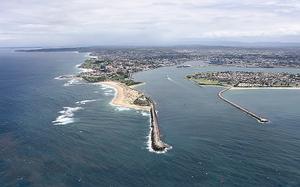 Entrance to Newcastle Harbour. - 2014 Audi IRC Australian Championship photo copyright  John Curnow taken at  and featuring the  class