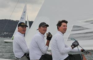 Miles, Crowle and Sampson had a good third race. - Garmin NSW Etchells Championship photo copyright  John Curnow taken at  and featuring the  class