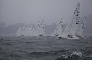 Just after the start of the final race, which would decide the championship. - Garmin NSW Etchells Championship photo copyright  John Curnow taken at  and featuring the  class