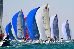 Sailing: Gill Melges 24 World Championship 2014,  Race 11 photo copyright Teri Dodds taken at  and featuring the  class