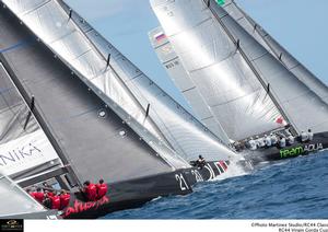 Racing in the British Virgin Islands - RC44 Virgin Gorda Cup 2014 photo copyright RC44 Martinez Studio taken at  and featuring the  class