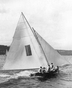 The first Giltinan champion,Taree in 1938 - JJ Giltinan 18ft Skiff Championship 2014 photo copyright Australian 18 Footers League http://www.18footers.com.au taken at  and featuring the  class