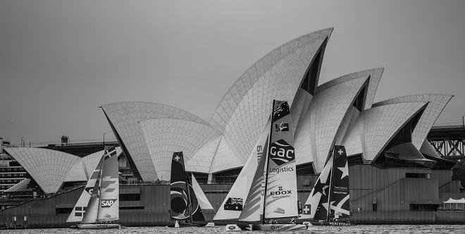 GAC Pindar - Extreme Sailing Series Act Eight 2014, Sydney. © Mark Lloyd http://www.lloyd-images.com