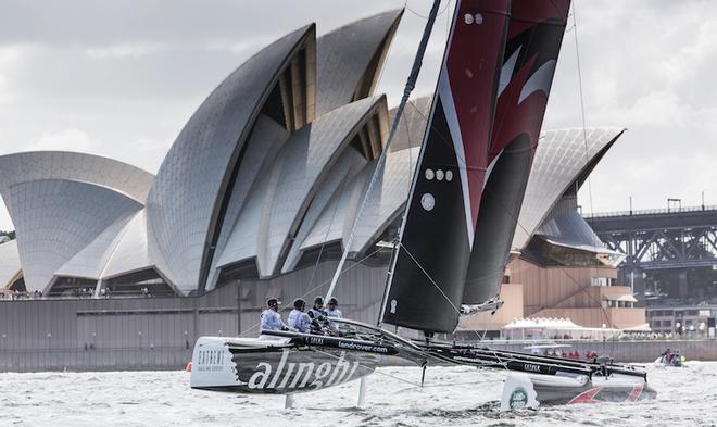 The Extreme Sailing Series 2014, Act Eight, Sydney, Australia. © Lloyd Images
