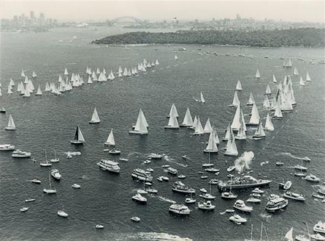 Start of the 1986 Rolex Sydney Hobart. © regattanews.com