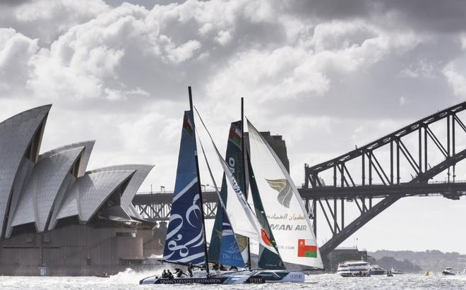 The Extreme Sailing Series 2014. Act Eight. Sydney. Australia.  © Lloyd Images