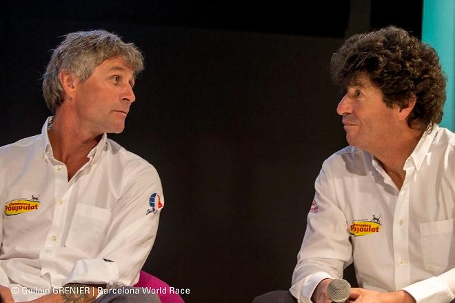 Bernard Stamm et Jean Le Cam - Barcelona World Race. © Guilain Grenier