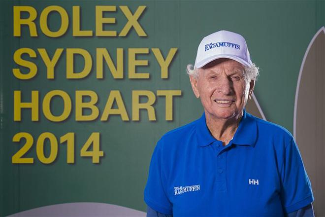 SYD Fisher, 45 times competitor and oldest skipper at the age of 87, skipper of Ragamuffin 100 (AUS) ©  Rolex / Carlo Borlenghi http://www.carloborlenghi.net