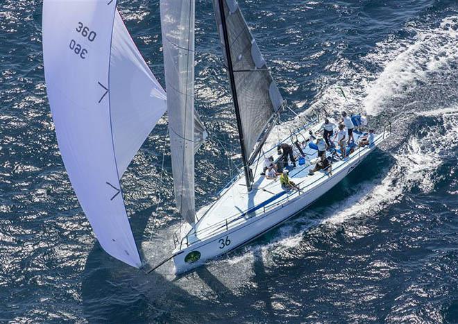Patrice (AUS) sailing downwind  ©  Rolex/Daniel Forster http://www.regattanews.com