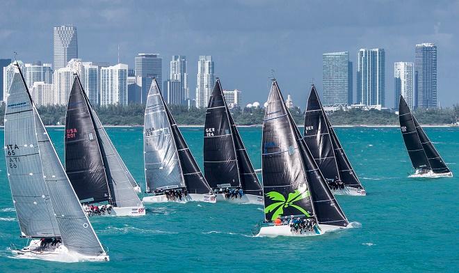 Melges 32 Fleet - Melges 32 World Championship Miami 2014 Day one. © Melges 32/Carlo Borlenghi