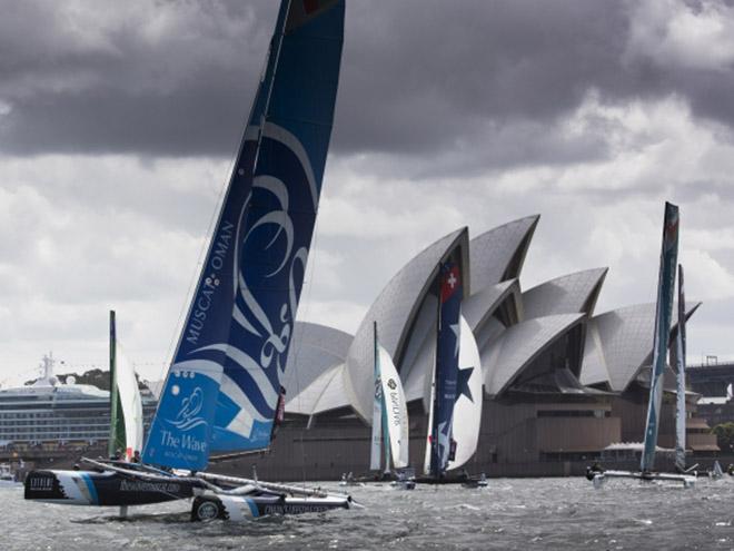 The Extreme Sailing Series 2014. Act 8. Sydney. Australia © Lloyd Images