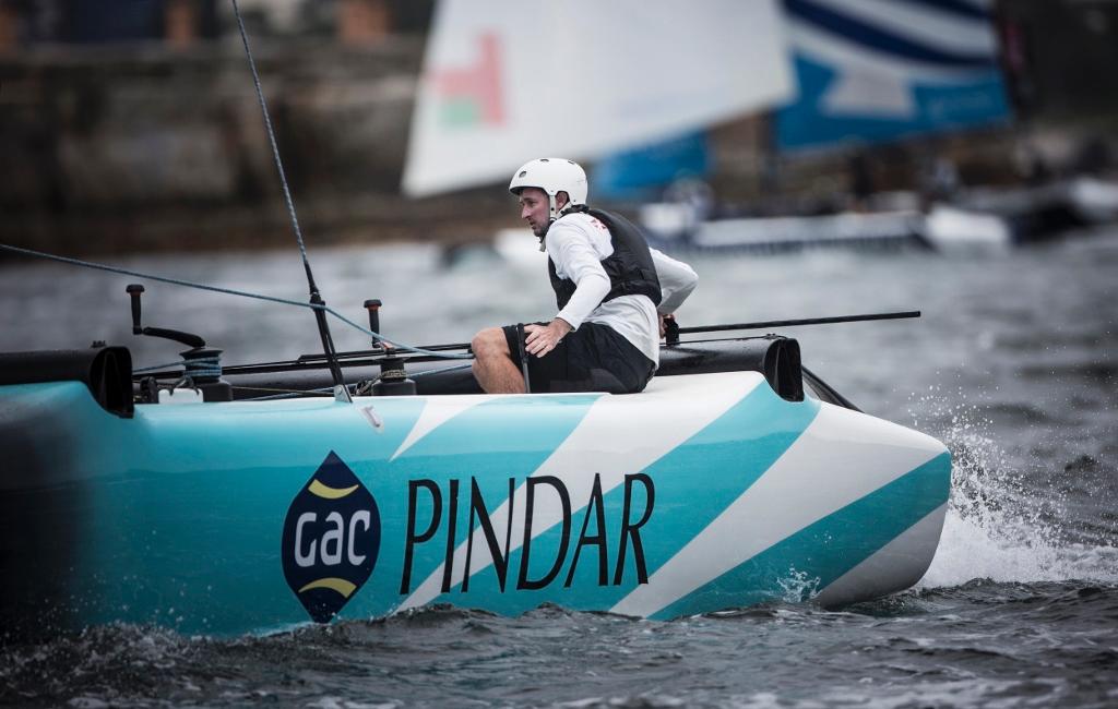 GAC Pindar skipper Nathan Wilmot photo copyright Lloyd Images taken at  and featuring the  class