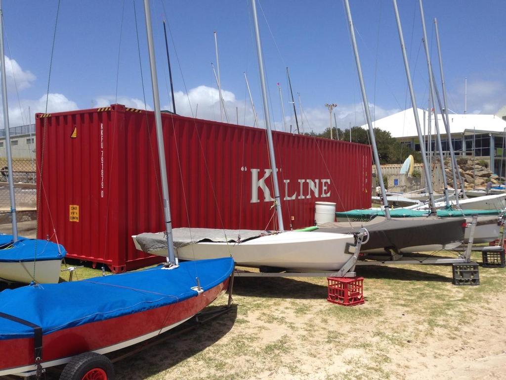 40 foot container provided by Kline Australia for WA Sabres - 37th Sabre Australian Championships © Mark Soulsby