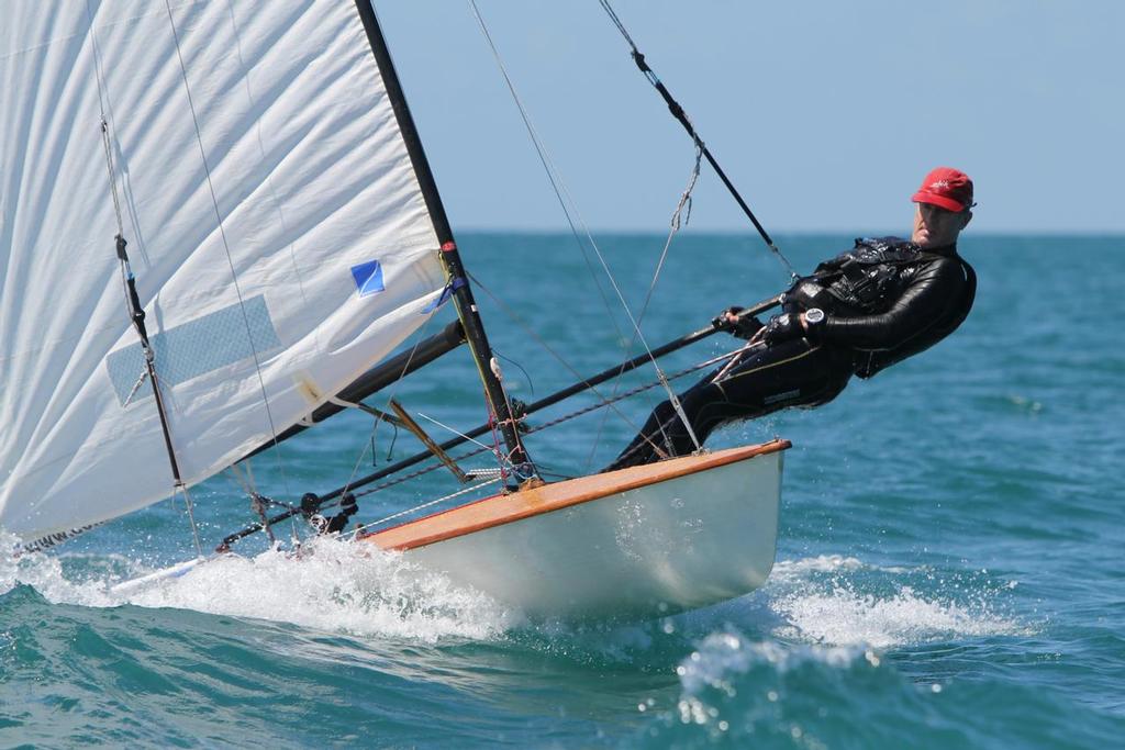 Day 1, Dave Harrison from the Townsville club sailing his Contender. - The Zhik Mission Beach Regatta © Thomas Orr