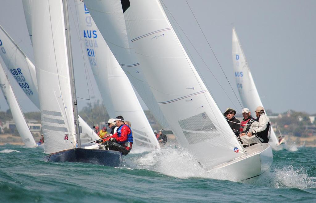 Gordon Ingate’s “Whimsical” is in third place after day one - Prince Philip Cup - the 2015 Australasian Championship. photo copyright David Staley / RBYC taken at  and featuring the  class