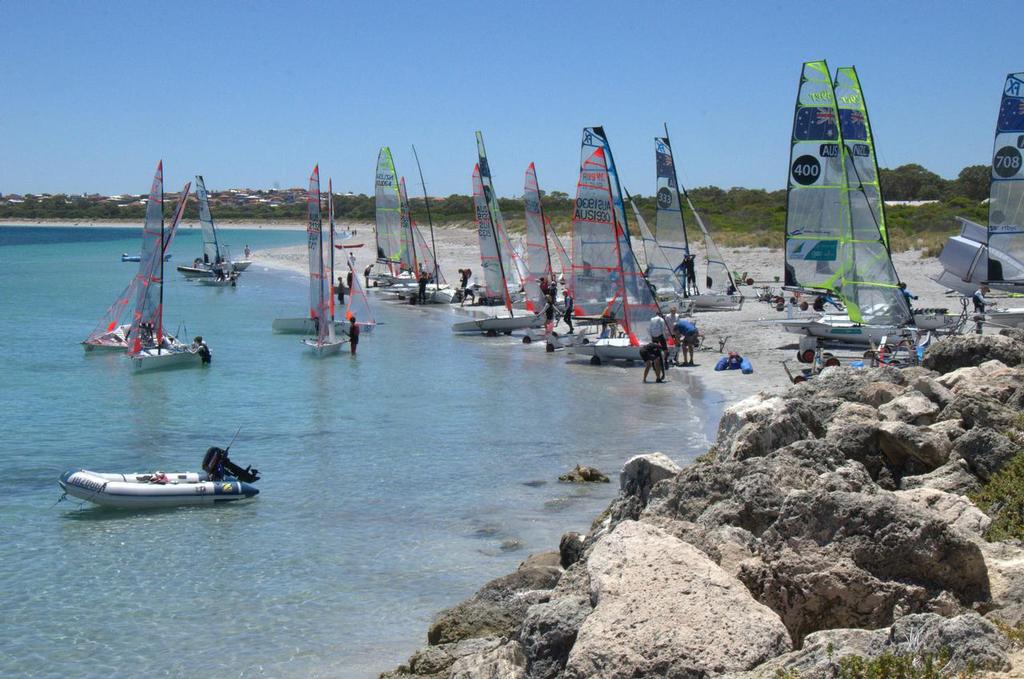 Picturesque Jervoise Bay WA - 2014-15 Zhik Australian 9er Championships photo copyright Jennifer Medd taken at  and featuring the  class