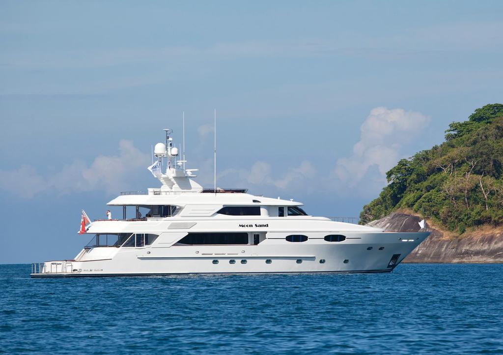 m/y Moon Sand. Asia Superyacht Rendezvous 2013, Phuket photo copyright Guy Nowell http://www.guynowell.com taken at  and featuring the  class