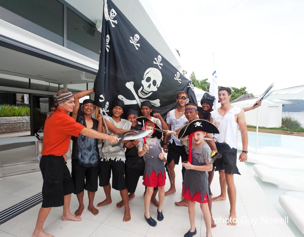 Ruthless Indonesian pirates! Asia Superyacht Rendezvous 2014 © Guy Nowell http://www.guynowell.com