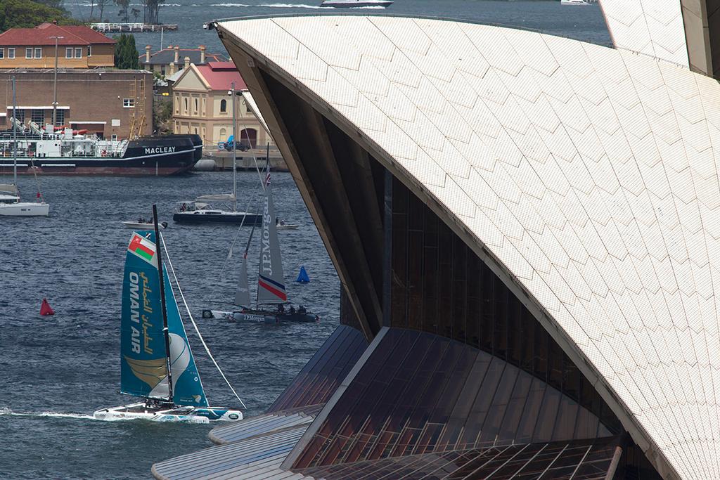 Extreme Sailing Series Act Eight 2014, Sydney. photo copyright Andrea Francolini http://www.afrancolini.com/ taken at  and featuring the  class