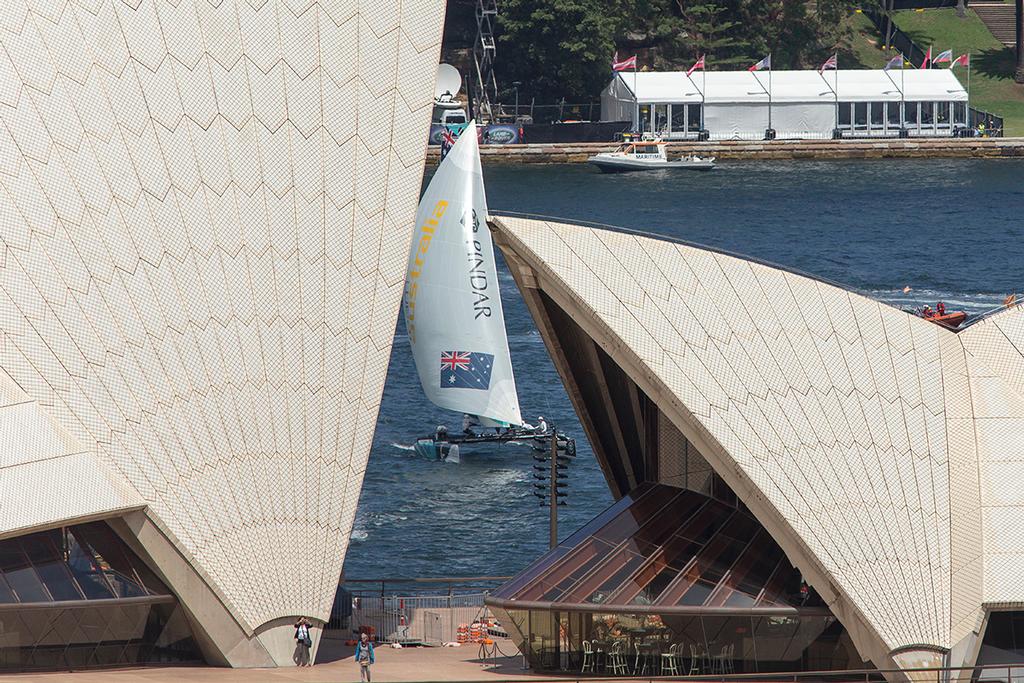 Extreme Sailing Series Act Eight 2014, Sydney.  © Andrea Francolini http://www.afrancolini.com/