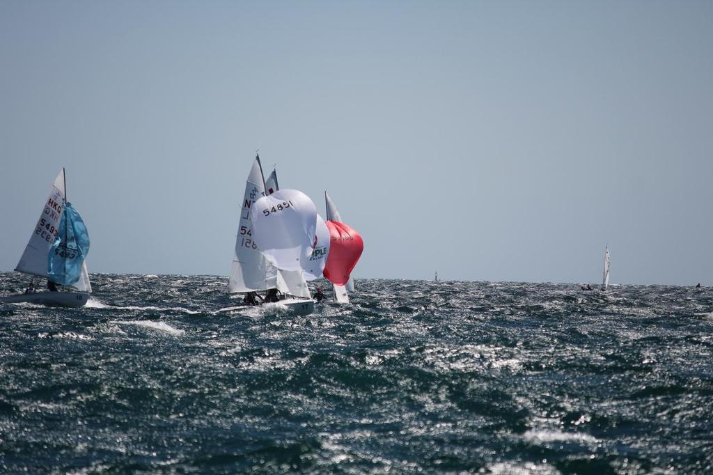 Big breeze - Australian 420 Nationals, Fremantle photo copyright Angus Haslett taken at  and featuring the  class