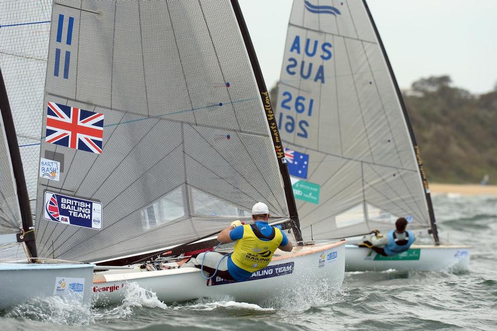 Overall winner: Ed Wright (GB)<br />
Racing - Day 7 / Finn ISAF Sailing World Cup - Melbourne Sandringham Yacht Club<br />
 © Jeff Crow/ Sport the Library http://www.sportlibrary.com.au
