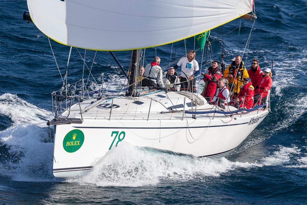 Khaleesi, Sail n: 46, Bow n: 78, Design: Dk46, Owner: Andrew & Pauline Dally, Skipper: Andrew and Pauline Dally - Rolex Sydney Hobart Yacht Race 2014. photo copyright  Rolex / Carlo Borlenghi http://www.carloborlenghi.net taken at  and featuring the  class