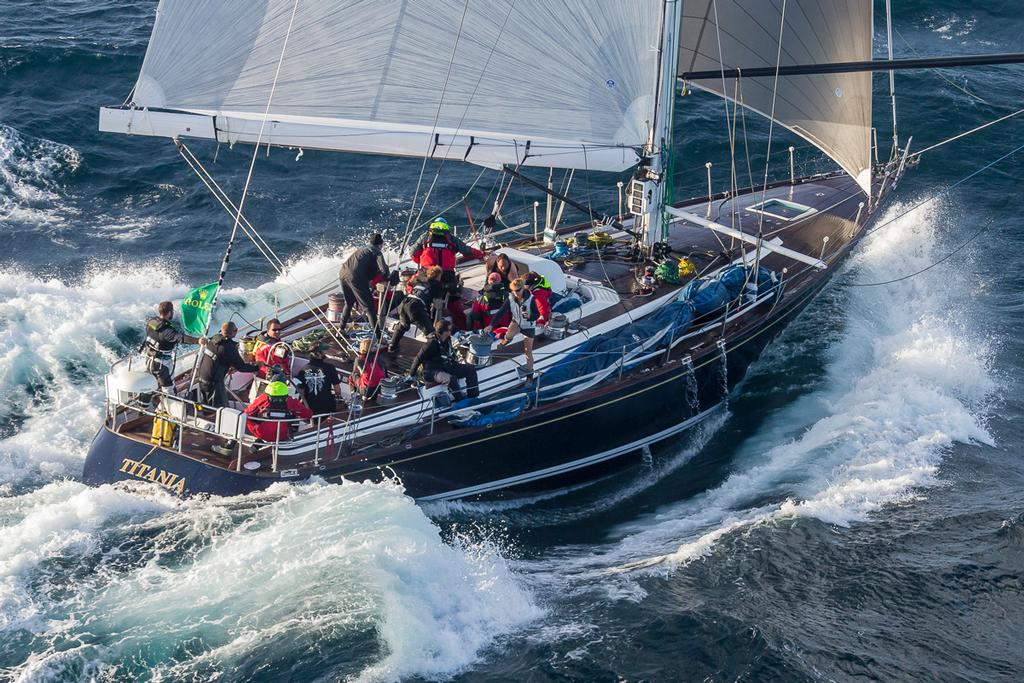 Titania of Cowes, Sail n: GBR6821R, Bow n: 68, Design: Swan 68, Owner: Richard Dobbs, Skipper: Richard Dobbs - Rolex Sydney Hobart Yacht Race 2014. ©  Rolex / Carlo Borlenghi http://www.carloborlenghi.net