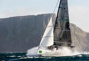Philip Coombs' Simply Fun (AUS) off Tasman Island  - Rolex Sydney Hobart Yacht Race 2014-15. photo copyright  Rolex/Daniel Forster http://www.regattanews.com taken at  and featuring the  class