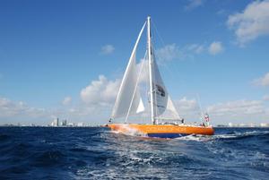 Fort Lauderdale greets Oceans of Hope yacht and multiple sclerosis crew sailing a global voyage to change perceptions of MS. photo copyright Michael Razler taken at  and featuring the  class