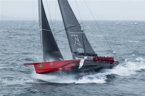 Comanche (USA) cutting an impressive figure during the Rolex Sydney Hobart. photo copyright  Rolex/Daniel Forster http://www.regattanews.com taken at  and featuring the  class
