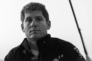 Charles Caudrelier: A face of determination - A telling photograph of Dongfeng Race Team Skipper, Charles Caudrelier as his team leads the fleet to China on day three of leg three from Abu Dhabi to Sanya - Volov Ocean Race 2014-15. photo copyright  Sam Greenfield / Volvo Ocean Race taken at  and featuring the  class