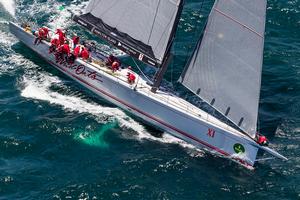 Wild Oats XI (AUS) set the current Rolex Sydney Hobart Race record in 2012  - Rolex Sydney Hobart Yacht Race 2014-15. photo copyright  Rolex / Carlo Borlenghi http://www.carloborlenghi.net taken at  and featuring the  class