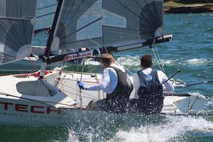 Alex Vailings and Fraser Brown (C-Tech) - 55th 12 Foot Skiff Interdominion Championship 2015. photo copyright Vita Williams taken at  and featuring the  class
