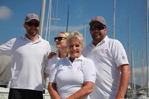 Crew of High Anxiety looking relaxed photo copyright RPAYC taken at  and featuring the  class