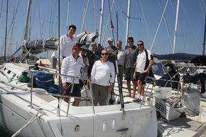 Crew of Le Billet at RPAYC photo copyright RPAYC taken at  and featuring the  class