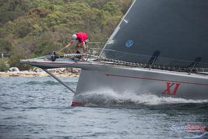 Wild Oats XI - 2014 SOLAS Big Boat Challenge, December 9, 2014, Sydney, Australia photo copyright Beth Morley - Sport Sailing Photography http://www.sportsailingphotography.com taken at  and featuring the  class