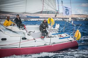 Three's company on Denis Villotte's JNP 12 Biquille, Sérénade (FRA) photo copyright Puerto Calero/James Mitchell taken at  and featuring the  class