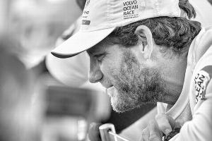 Dongfeng Skipper Charles Caudrelier photo copyright  Charlie Shoemaker / Volvo Ocean Race taken at  and featuring the  class