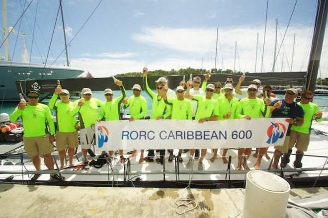 Bella Mente dockside at the finish.  - RORC Caribbean 600 2014 ©  Kevin Johnson http://www.kevinjohnsonphotography.com/