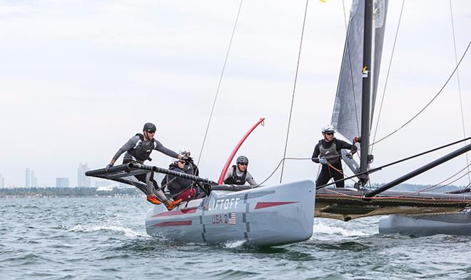 Wallen Racing take early lead - M32 Gold Cup ©  Icarus Sailing Media http://www.icarussailingmedia.com/