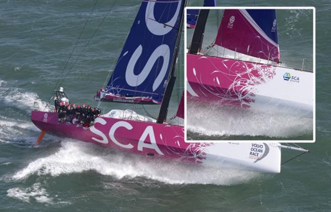Rick Tomlinson/Team SCA - Not just a coat of paint © Agathe Armand /Volvo Ocean Race
