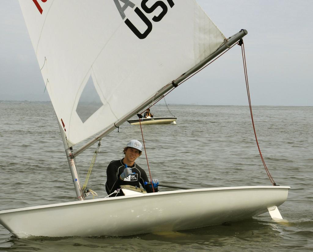 Richard Didham of San Diego  won the only two Laser races © Rich Roberts
